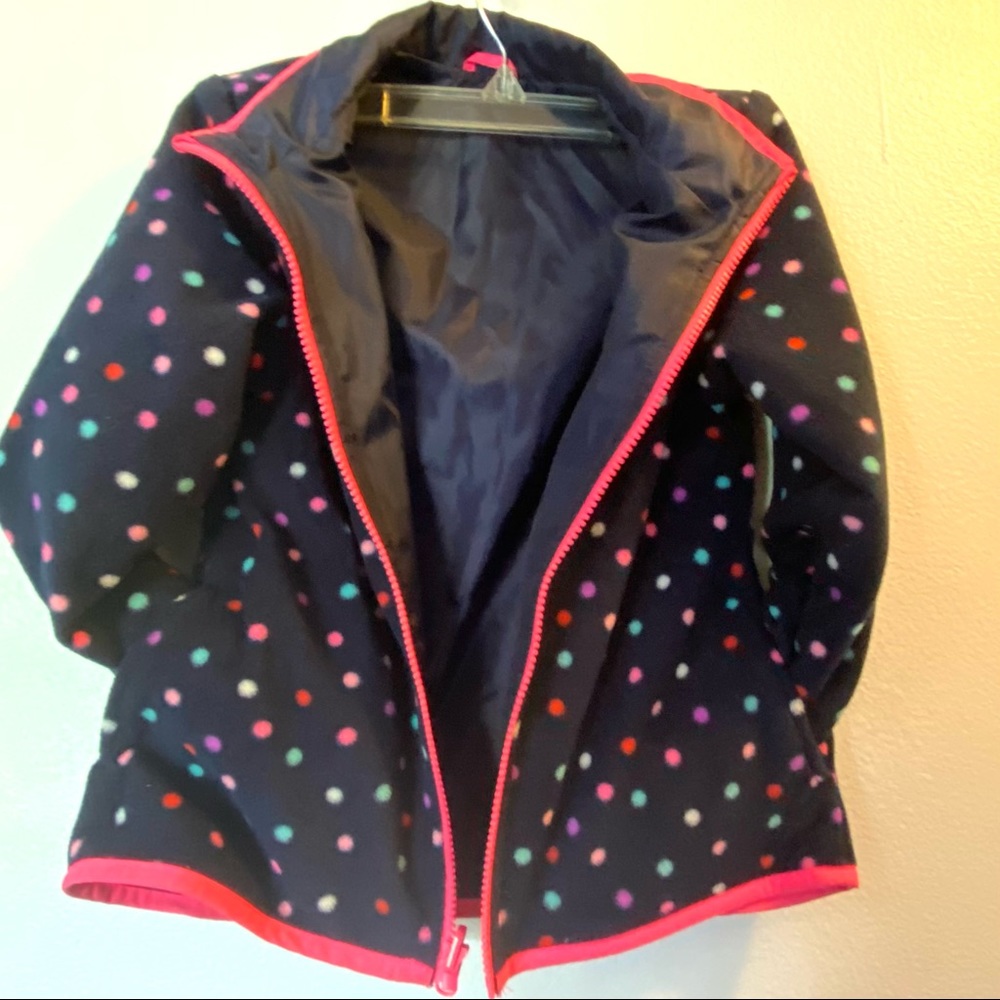 OshKosh B’gosh Reversible Kids Polka Dot Jacket